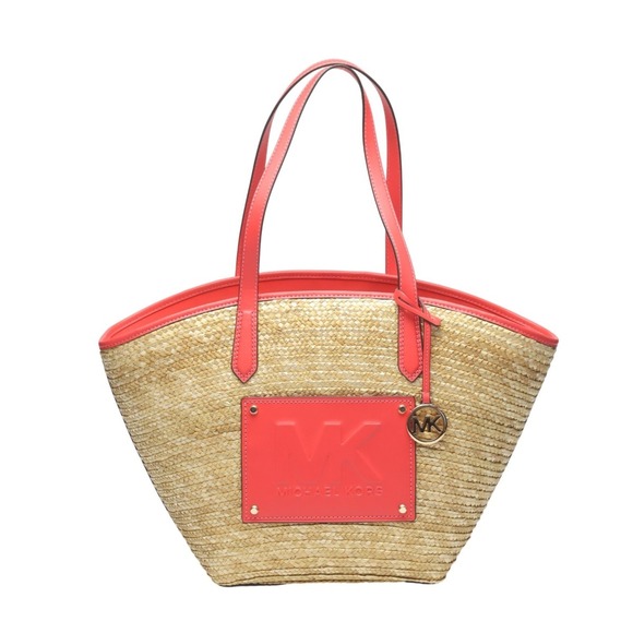Michael Kors Kimber Canvas Basket Bag Pink 35T2G7KT71